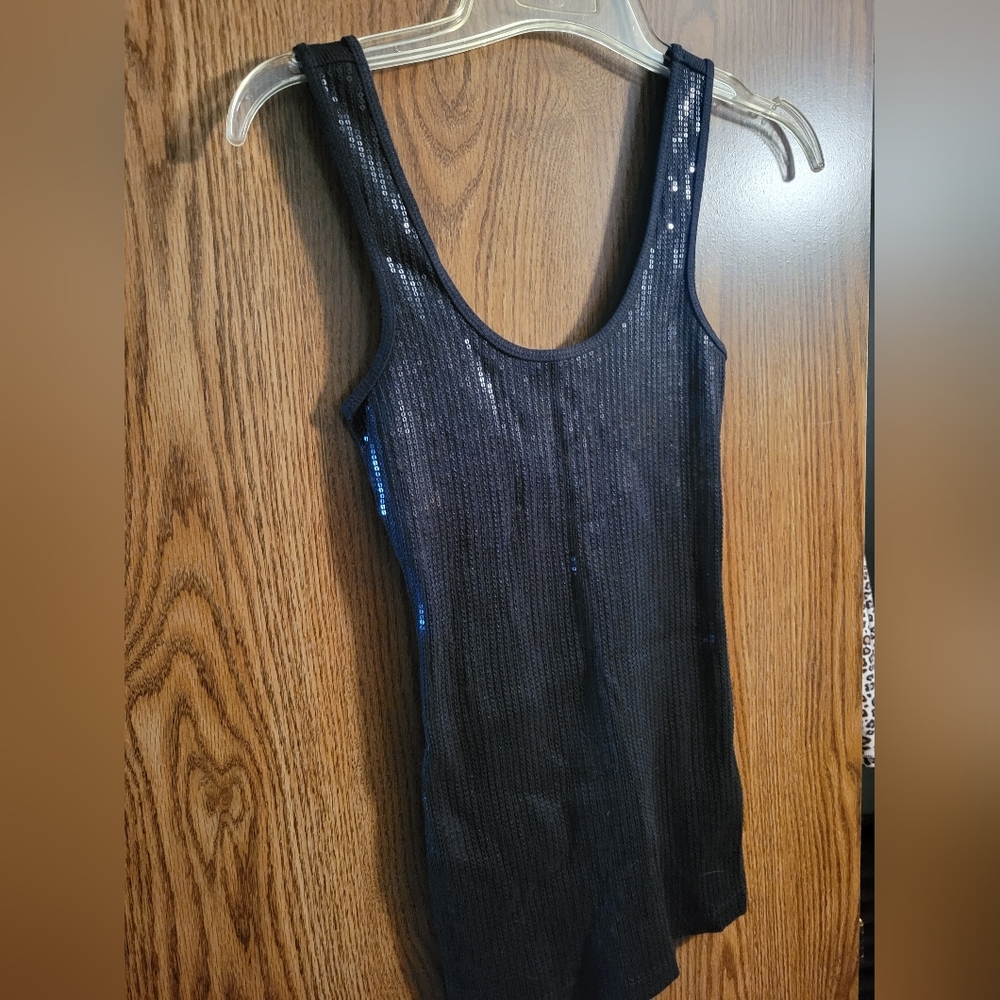 Express sequined tank size XS